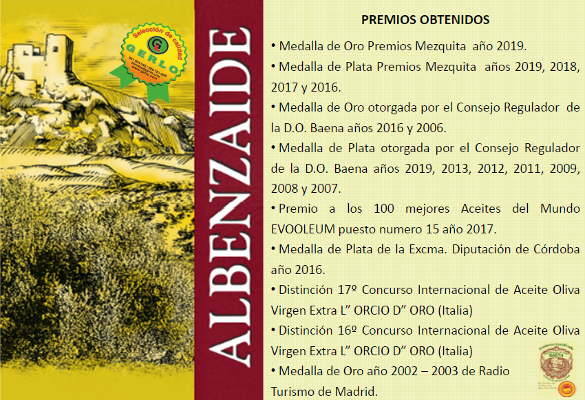 Premios Aceite Albenzaide